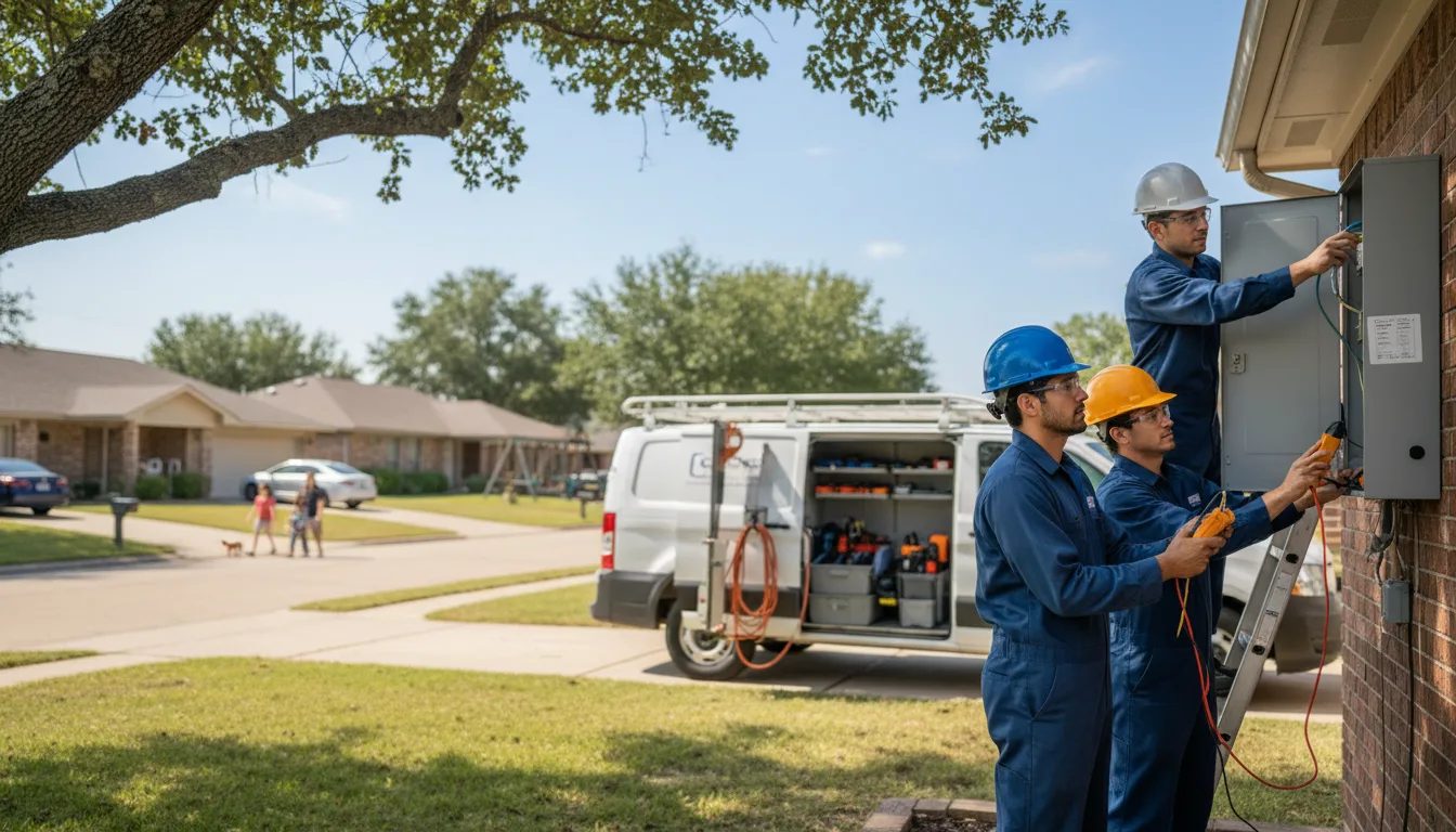 Certified electrician providing emergency electrical services in Herbster, WI